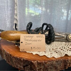 Vintage Well Thermometer Iron
